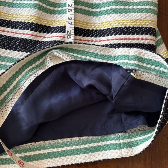 Brooks Brothers Heavy Striped Sleeveless Dress Size 4 Lined - Picture 8 of 8